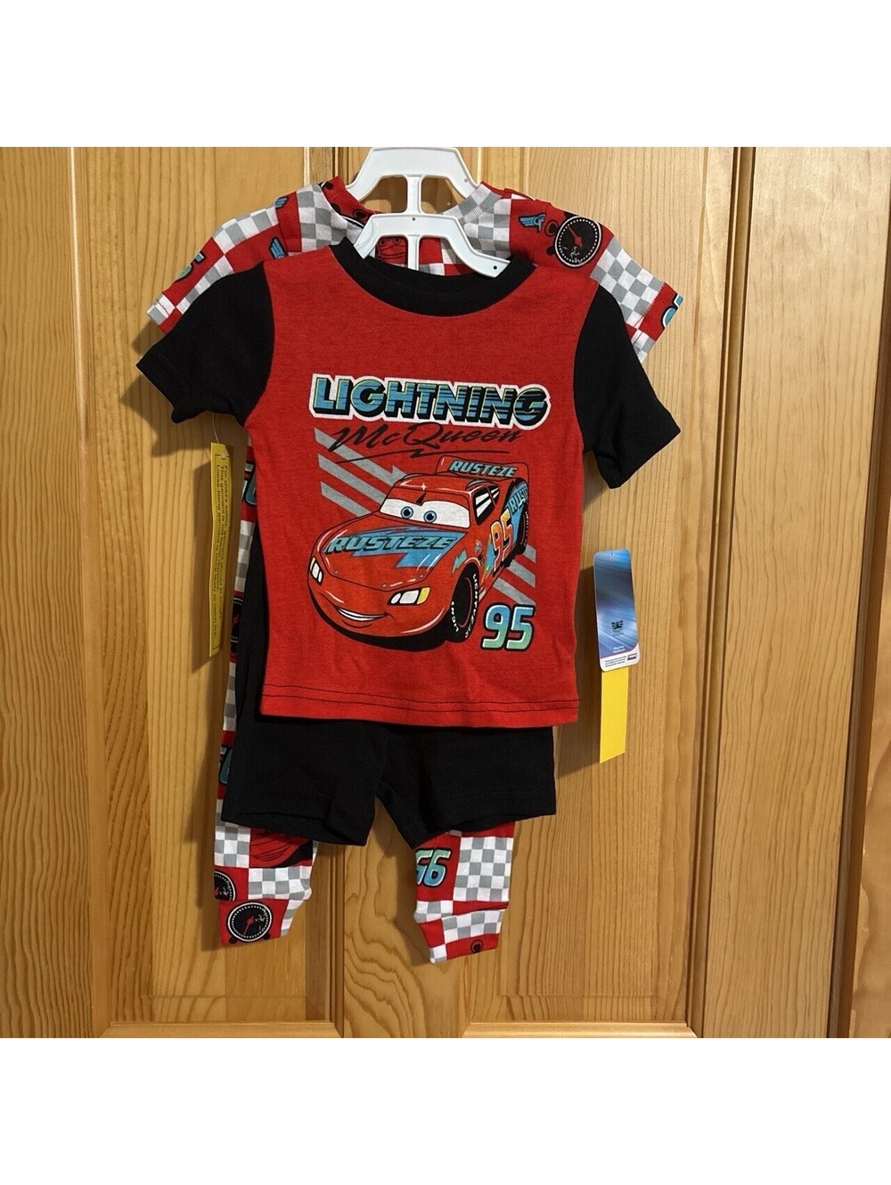 Disney Pixar Cars 4-Piece Toddler Boys Pajama Set NWT